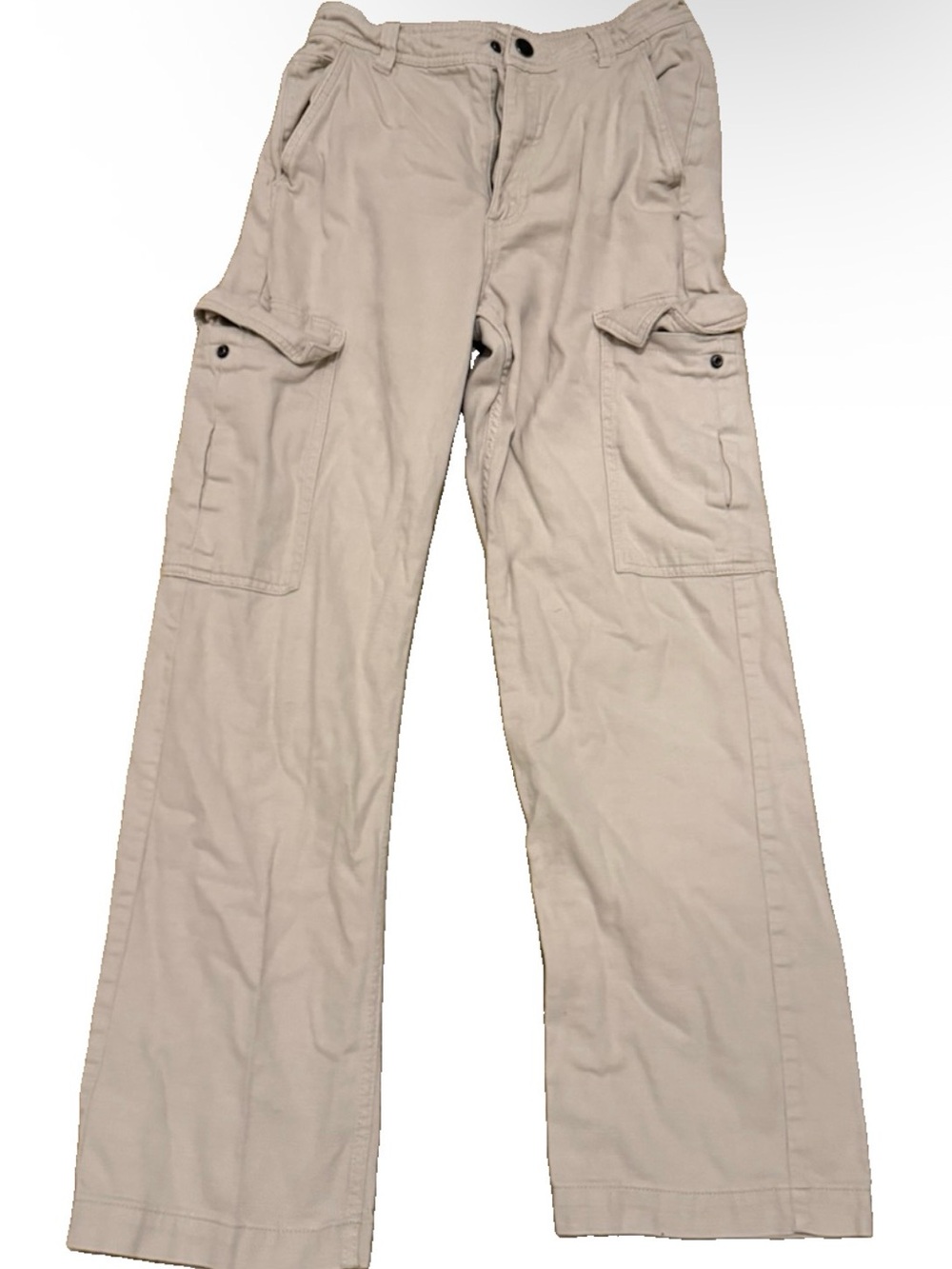 Cotton On Beige Straight-Leg Cargo Pants